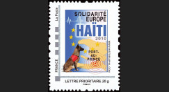 HAITI-N1 : 2010 - TPP 'Europe Solidarité Haïti 2010' - Lettre Prio 20g France