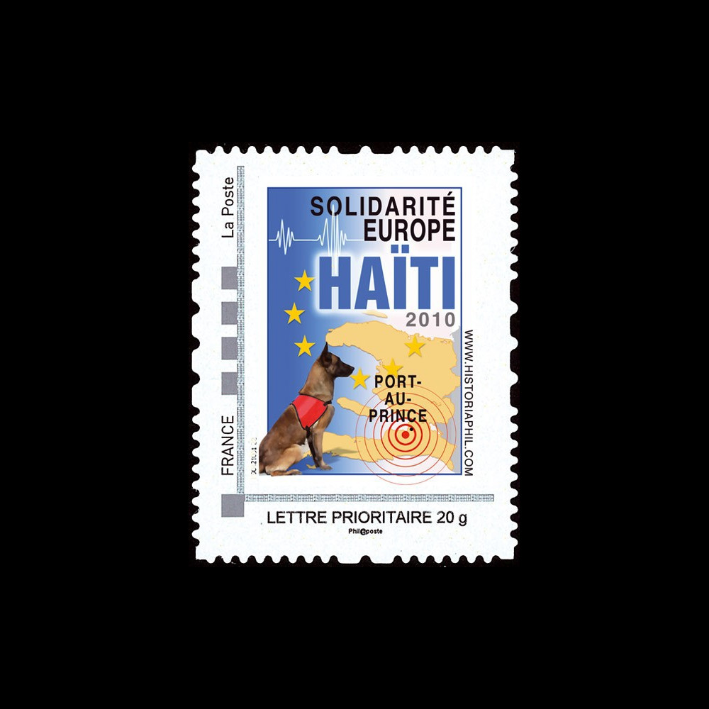 HAITI-N1 : 2010 - TPP 'Europe Solidarité Haïti 2010' - Lettre Prio 20g France