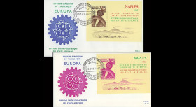 EU67-RWB : 1967 - 2 FDC Rwanda - Europa 'Naples
