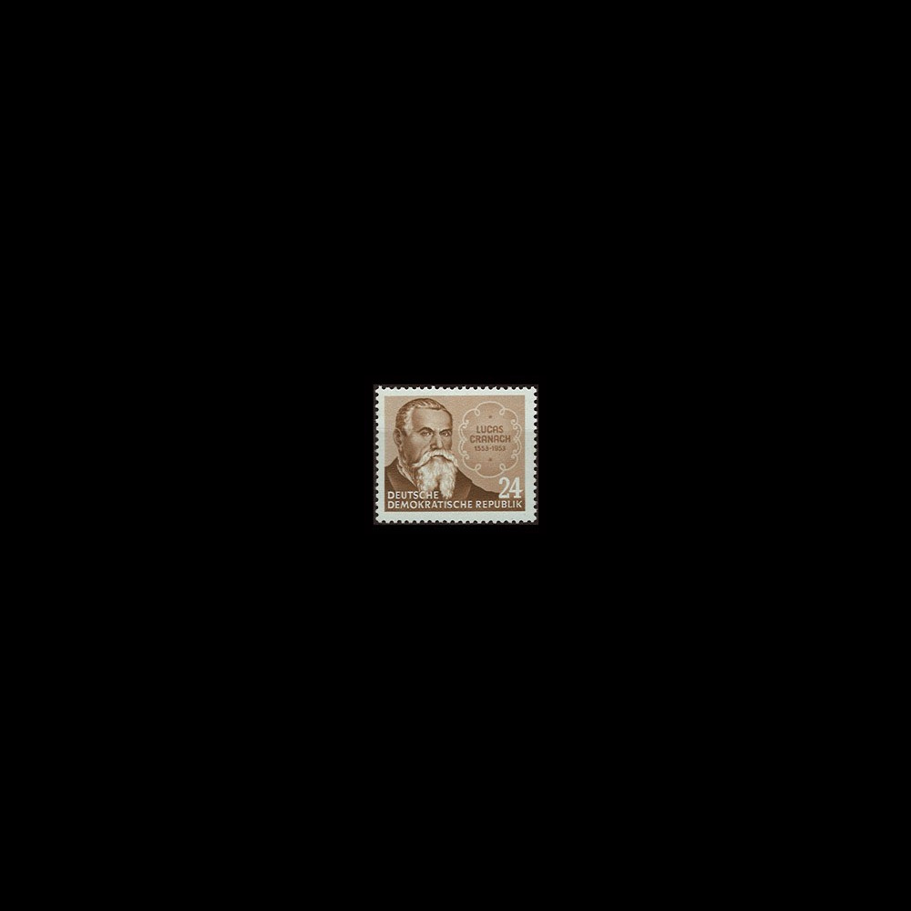 DDR135 : 1953 - 1 valeur DDR 'Peintre Lucas Cranach'