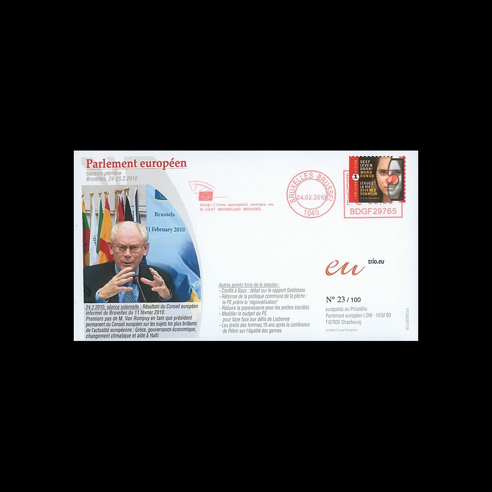 BR106 : 2010 - FDC Bruxelles "Résultats du Conseil européen du 11.02 avec M. Van Rompuy"