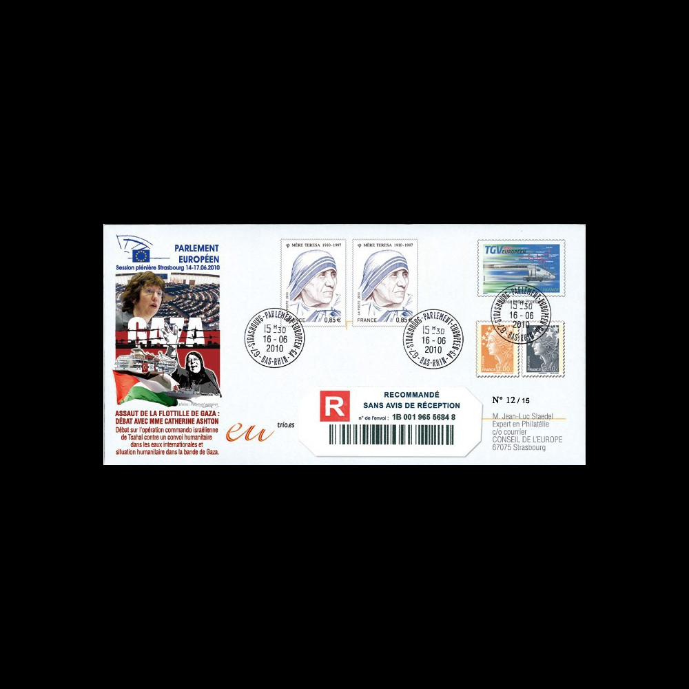 PE591a : 2010 - PAP recommandée Session PE "Assaut flotille de Gaza - Mme Ashton"
