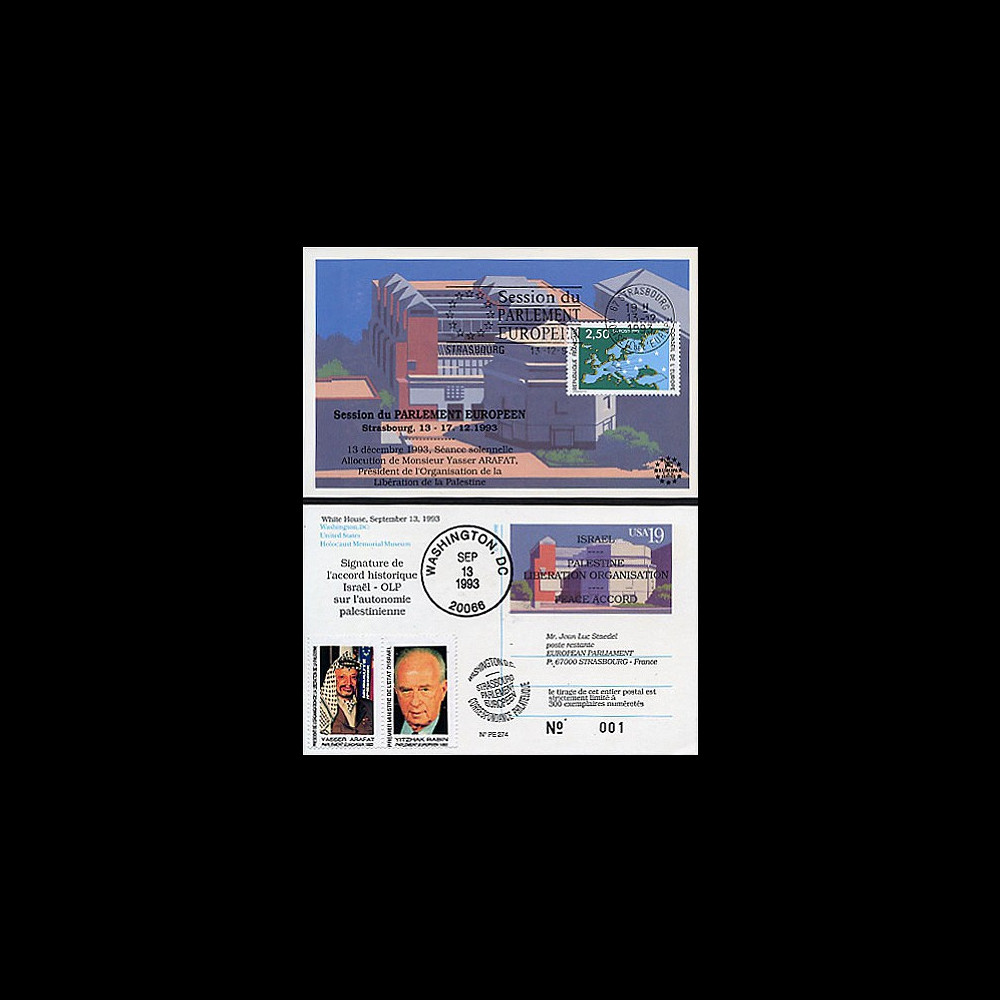 PE274 : 1993  Signature de l'accord Israël-OLP sur l'autonomie palestinienne