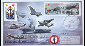 AERONAV10-3R : 2010 - Pli “100 ans Aéronautique Navale - divers appareils” - Rochefort