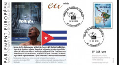 PE597 : 2010 - FDC PE "Remise du Prix Sakharov 2010 au dissident cubain