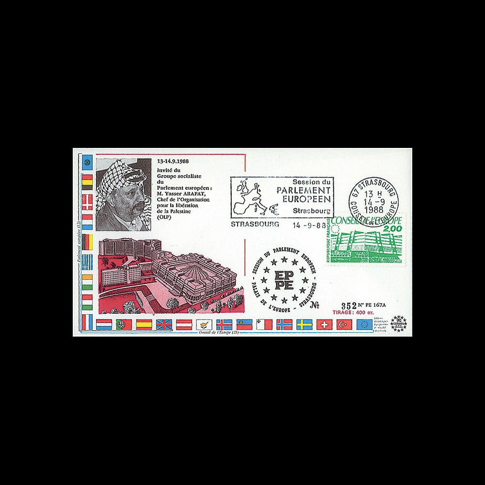 PE167A : 1988 - Arafat invité par le groupe socialiste du Parlement européen