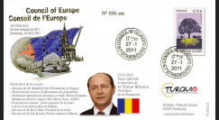 CE62-IA : 2011 - FDC CE "Discours de M. Traian Băsescu