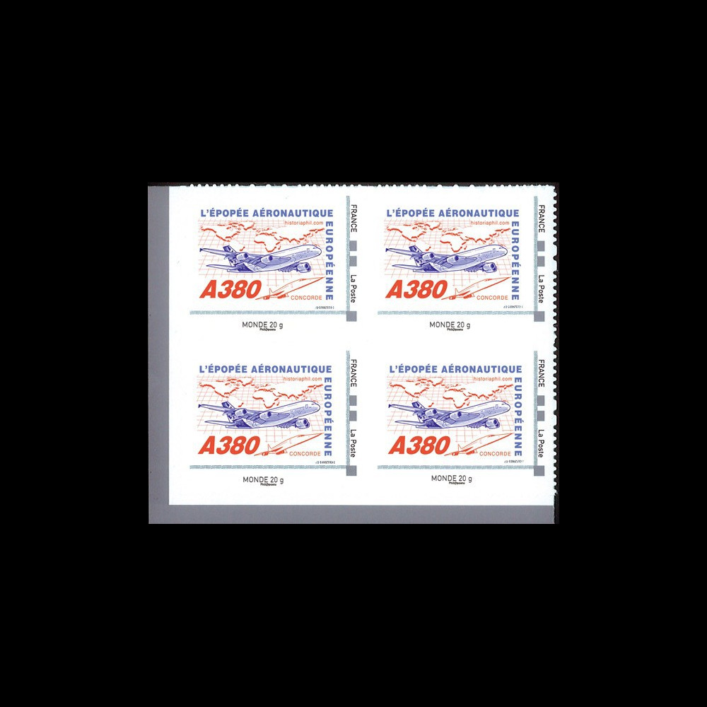 A380-105NMB4 : 2010 - Bloc 4 TPP France "A380 vers l'Asie et Concorde" / Monde 20g