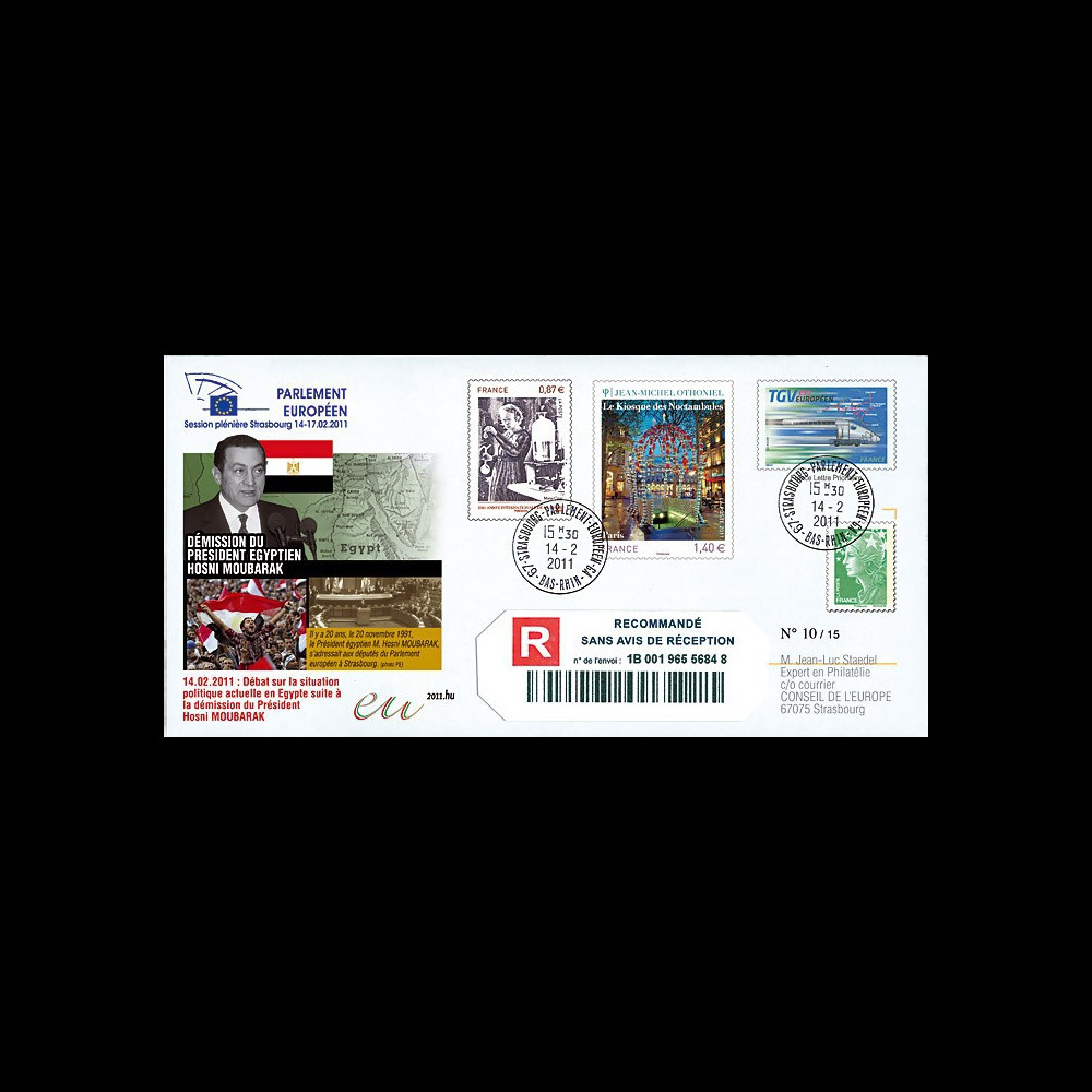 PE600a : 14.02.2011 - PAP reco Session PE "Egypte : démission du Président Moubarak"