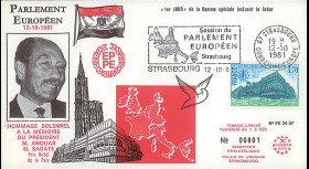 PE24SP : 12.10.81 - FDC Session PE "Hommage au Président égyptien Anouar el Sadate”