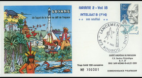 AR31L-SEP : 30.5.86 - FDC SEP “Ariane V18 - charges utiles INTELSAT VF14 non-satelisées”