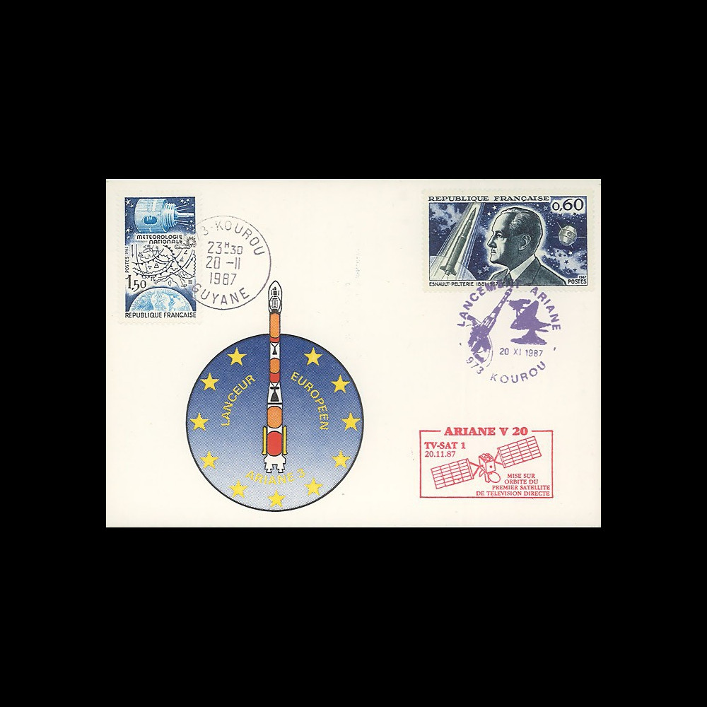 AR34La : 20.11.87 - Carte “Ariane V20