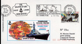11NAV-FR45T3 : 4.12.94 - Pli "PH R97 Jeanne d’Arc" / TP "Pierre de Coubertin"