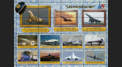 CO-E12 : 2006 - Feuillet de vignettes dentelées "l'Epopée de Concorde - Les Photos du Net"