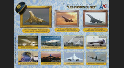 CO-E12ND : 2008 - Vignettes non-dentelées "l'Epopée de Concorde - Les Photos du Net"