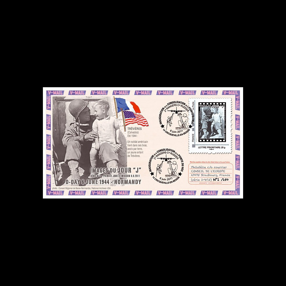 DEBS1-9/12 : 2011 - FDC 1er Jour "Trévières