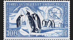 TAAF 3AV : 1956-59 - Timbre des Terres Australes et Antactiques Françaises