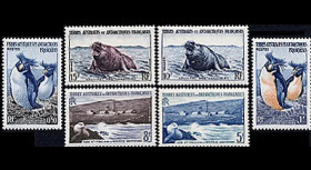 TAAF 2-7 : 1956 - Série TP Terres Australes et Antactiques Françaises