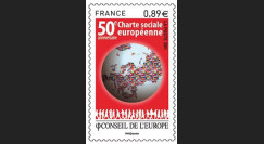 CE62-PJN : 2011 - TP de service Conseil de l'Europe "50e anniv. Charte sociale européenne"
