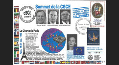 SE51L : FDC 'Sommet CSCE Paris - Fin Guerre Froide / Mitterrand
