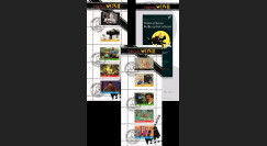 TIN11-CPT : 2011 - BELGIQUE Série de 2 carnets porte-timbre "Tintin à l'Ecran"