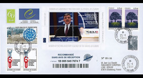 CE62-Ia : 01.2011 - FDC Recommandée CE "Discours de M. Gül