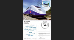 TGV11-2C : 2011 - Carte Maximum "1ère Mise en Service TGV Rhin-Rhône - Besançon"