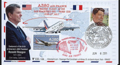 A380-136 : 2011 - FFC USA "Airbus A380 Air France - 1er Vol AF083 San Francisco-Paris"