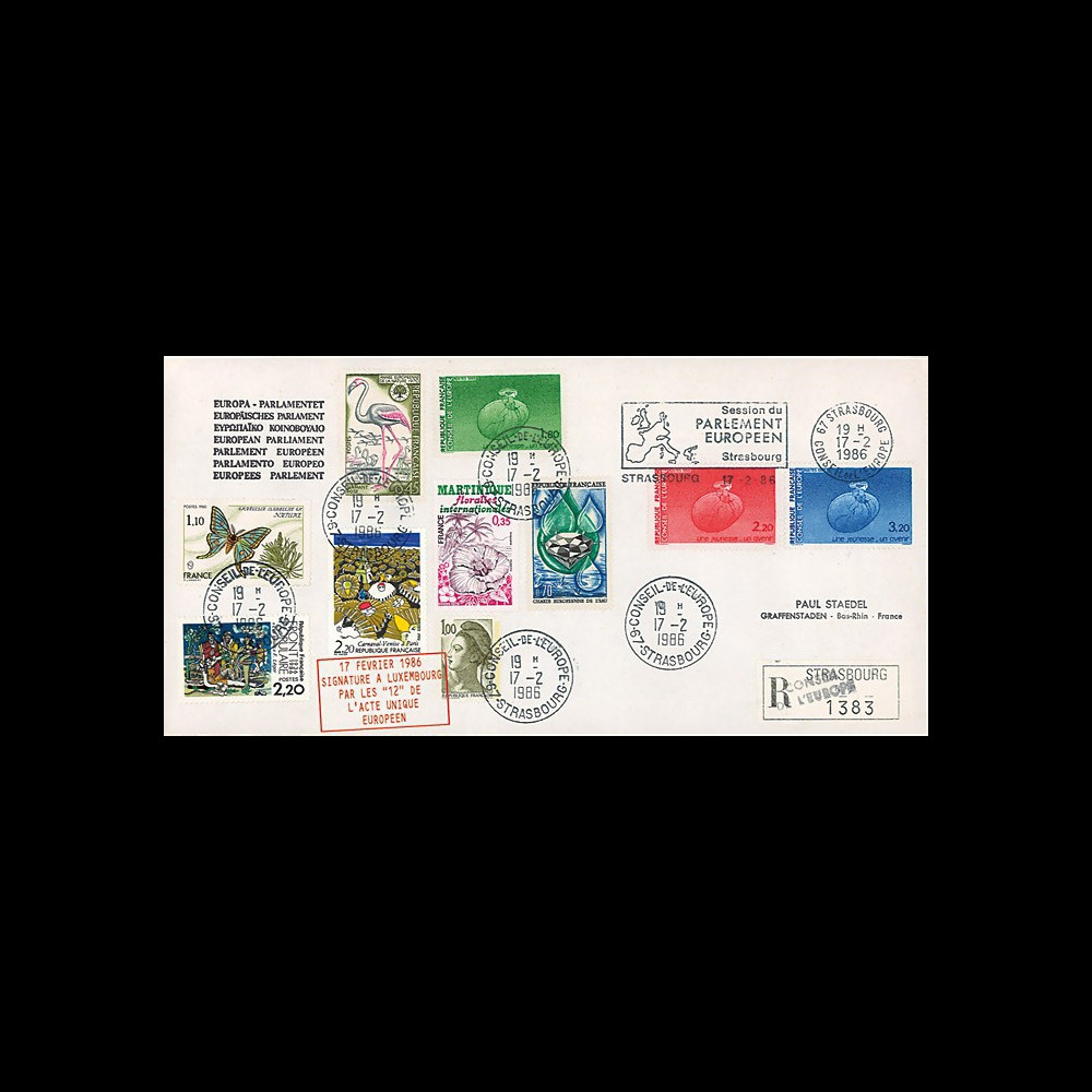PE110a : 17.02.86 - EO RECO Session PE "Signature Acte Unique Européen à Luxembourg"