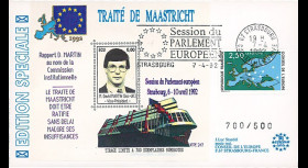 PE247 : 1992 - FDC Session PE "M. Martin