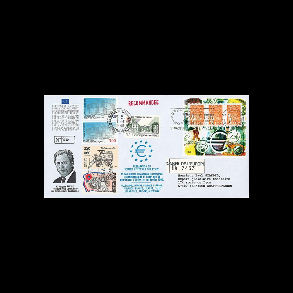 PE364a : 1994 - Env. RECO Session PE "M. Santer recommande 11 pays pour lancer l'euro"