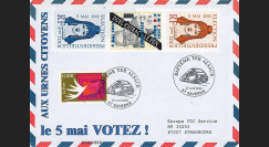 EP02-2T2 : 2002 - FDC FDC Pro-électoral "France Election Présidentielle - Le 5 Mai VOTEZ !"