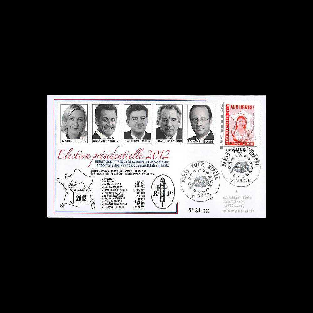 PRES12-3 : France FDC "Présidentielle 2012