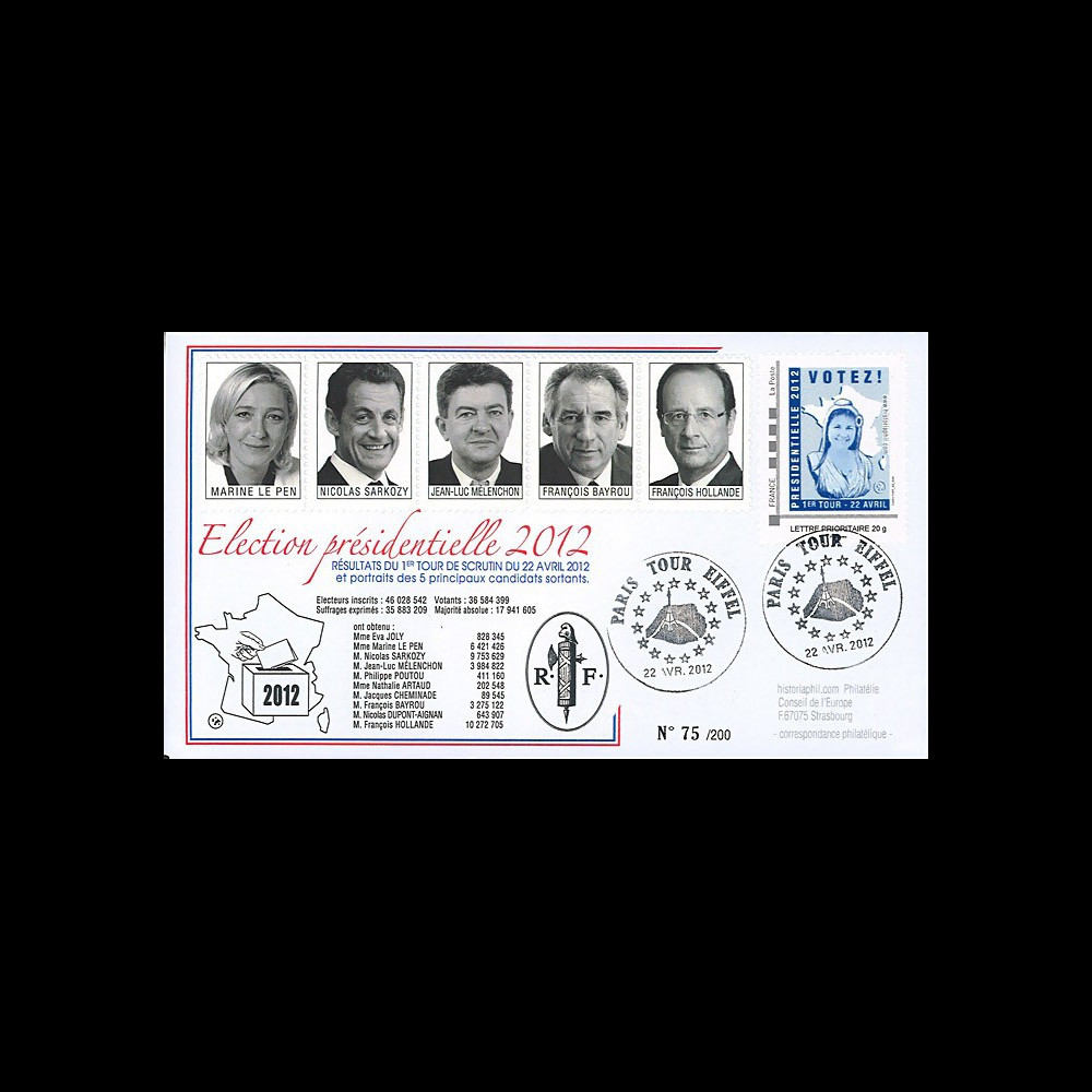 PRES12-1 : France FDC "Présidentielle 2012