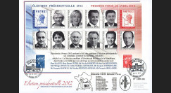 PRES12-8M : France Maxi-FDC "Présidentielle 2012