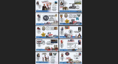 WT11-1/10 : 2011 - Série 10 FDC USA-FRANCE "10 ans Attentats 11 Septembre - Pompiers"