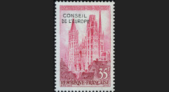 CE09-NF (Y&T 16) : 1958 - 1er timbre de service du Conseil de l'Europe