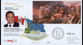 PE621 : 2012 - FDC Parlement européen "Visite M. Ollanta HUMALA TASSO