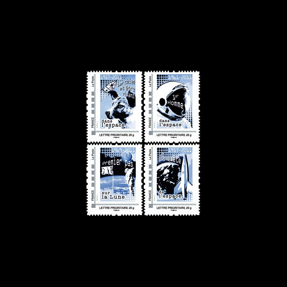 ESP-1/4N : 2011 - Série de 4 TPP "Conquête de l'Espace ESP-1/4N : 2011 - Série de 4 TPP "Conquête de l'Espace