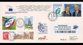 PE611a : 12.2011 - FDC RECO PE "Fin de mandat du Pdt Buzek / Prix Sakharov / M.Tusk"