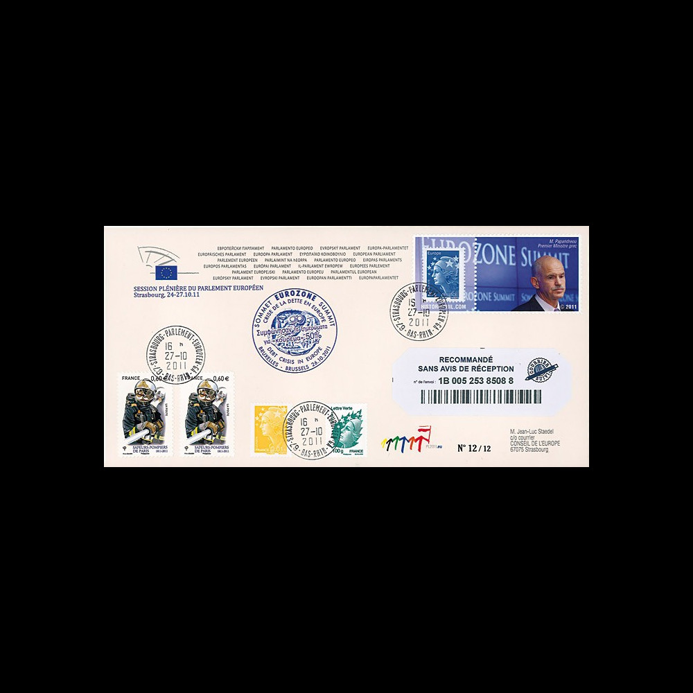 PE608a : 10.2011 - FDC RECO PE "Crise de l'Eurozone - M. Papandreou