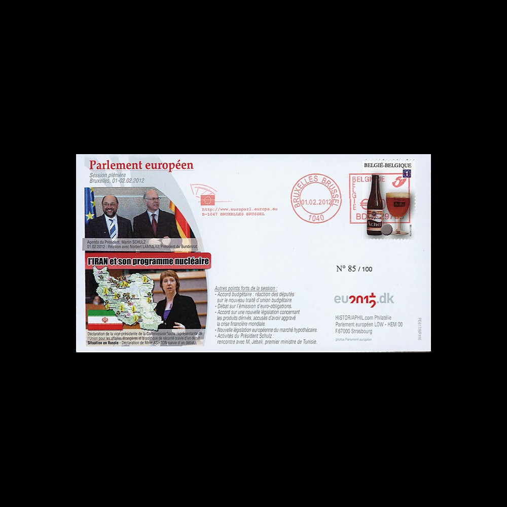 BR116 : 02.12 - FDC Bruxelles "Mme Ashton - Nucléaire en Iran - M. Lammert