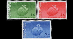 CE36-NF (Y&T 85/86/87) : 1985 -  TP de service du Conseil de l'Europe