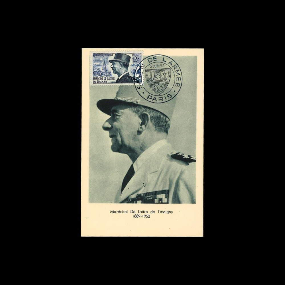 W2-FR982B2 : 1954 - France CM "Mal De Lattre de Tassigny