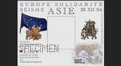 PE494B : 2005 - Bloc porte-timbre solidarité aux victimes du séisme en Asie