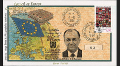 CE45-IVAT3 : 1994 - FDC Conseil Europe "M. Ion ILIESCU