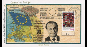 CE45-IVAT2 : 1994 - FDC Conseil Europe "M. Ion ILIESCU
