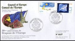CE56-PJ : 2005 - 1er Jour des timbres de service du Conseil de l'Europe