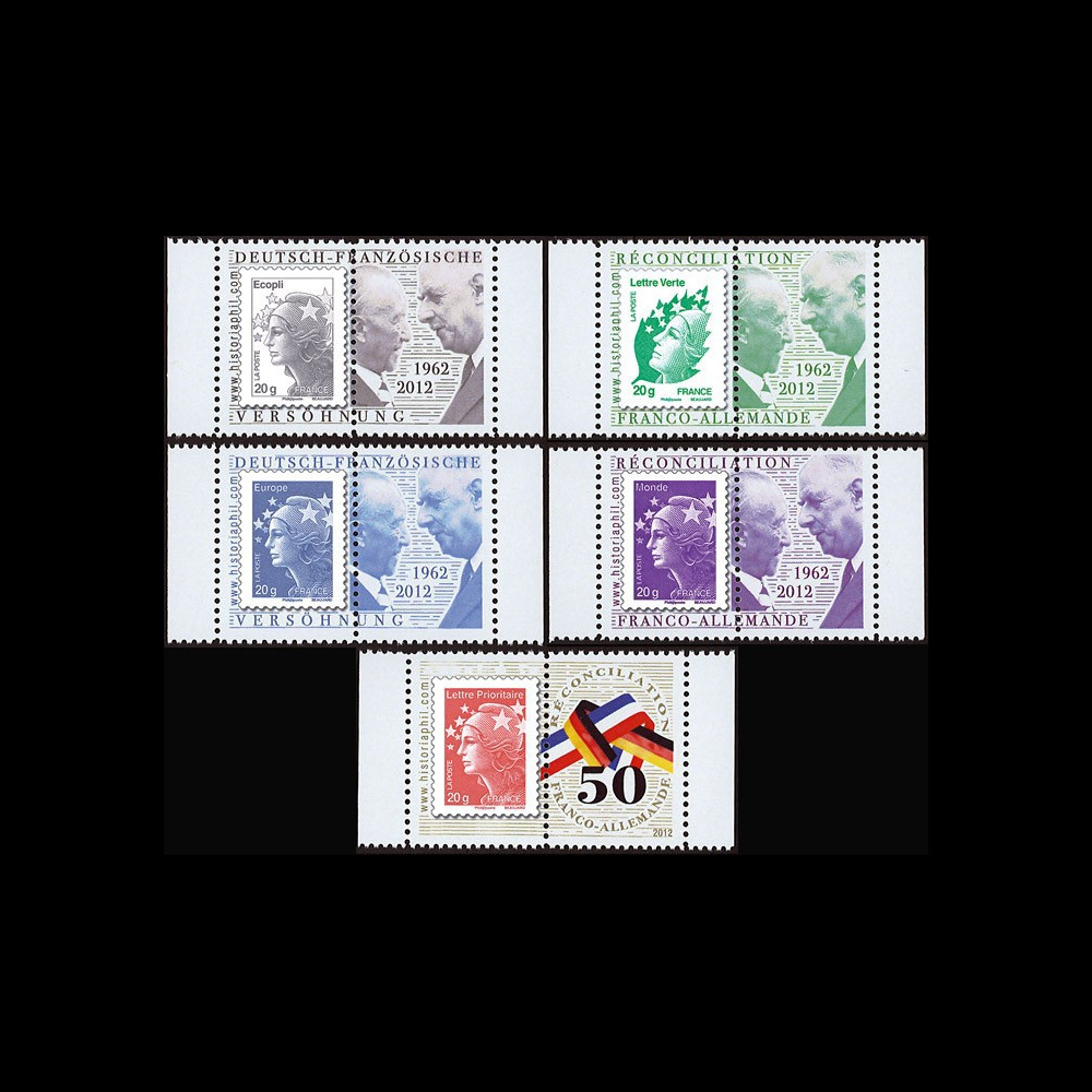 DG12-5PT1/5 : 2012 - Porte-timbres "Réconciliation franco-allde