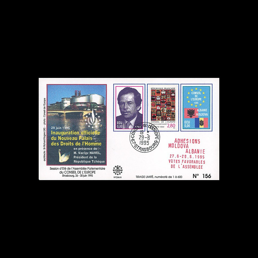 CE46-III : 1995 - FDC CE "M. HAVEL